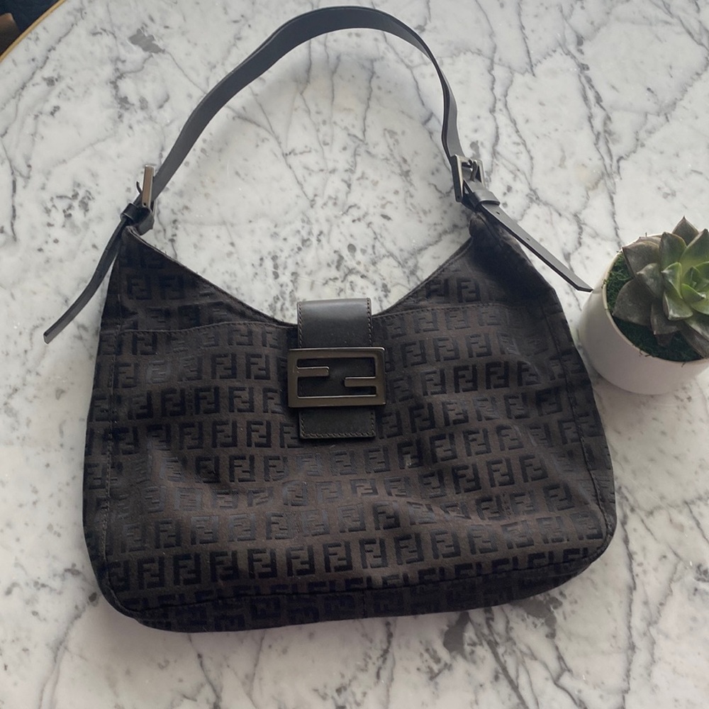 Fendi 100% authentic monogram clutch. Mint condition